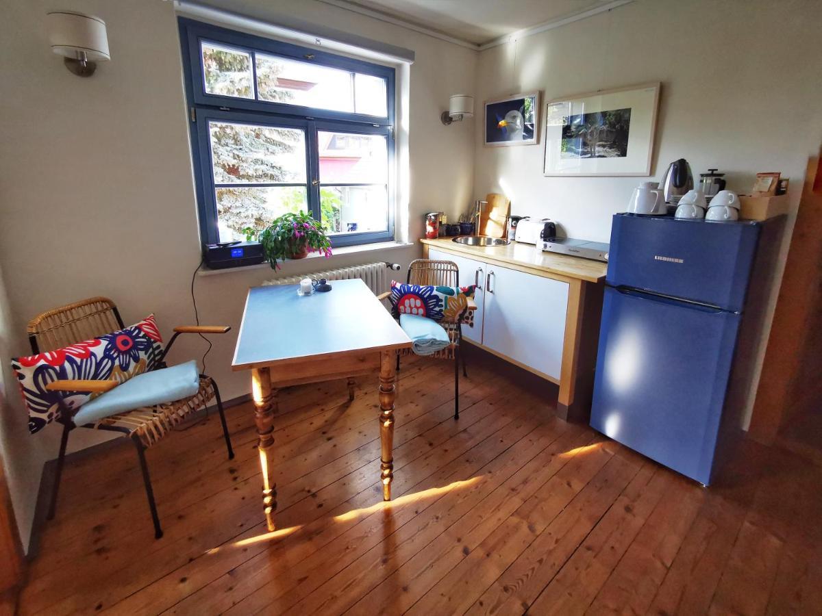 Charmantes Apartment Siebenschlaefer - Ferienwohnung Cafe 7 Weida Buitenkant foto