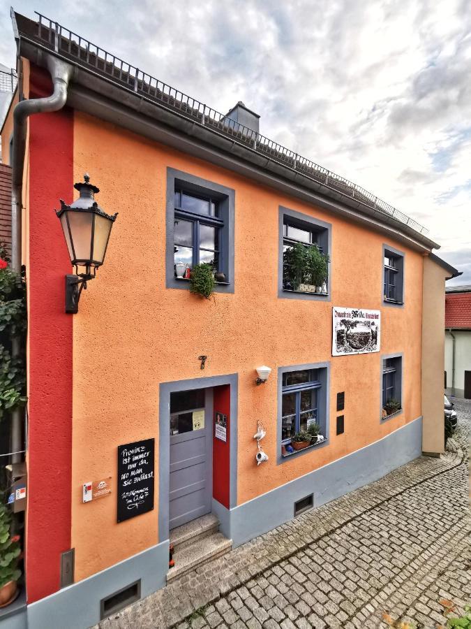 Charmantes Apartment Siebenschlaefer - Ferienwohnung Cafe 7 Weida Buitenkant foto