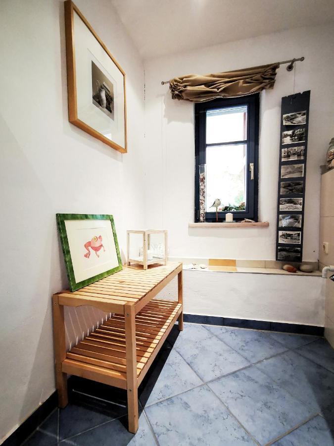 Charmantes Apartment Siebenschlaefer - Ferienwohnung Cafe 7 Weida Buitenkant foto